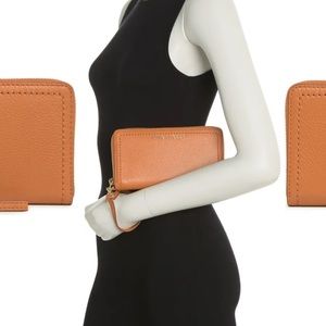 Marc Jacobs Leather Wristlet Continental Wallet